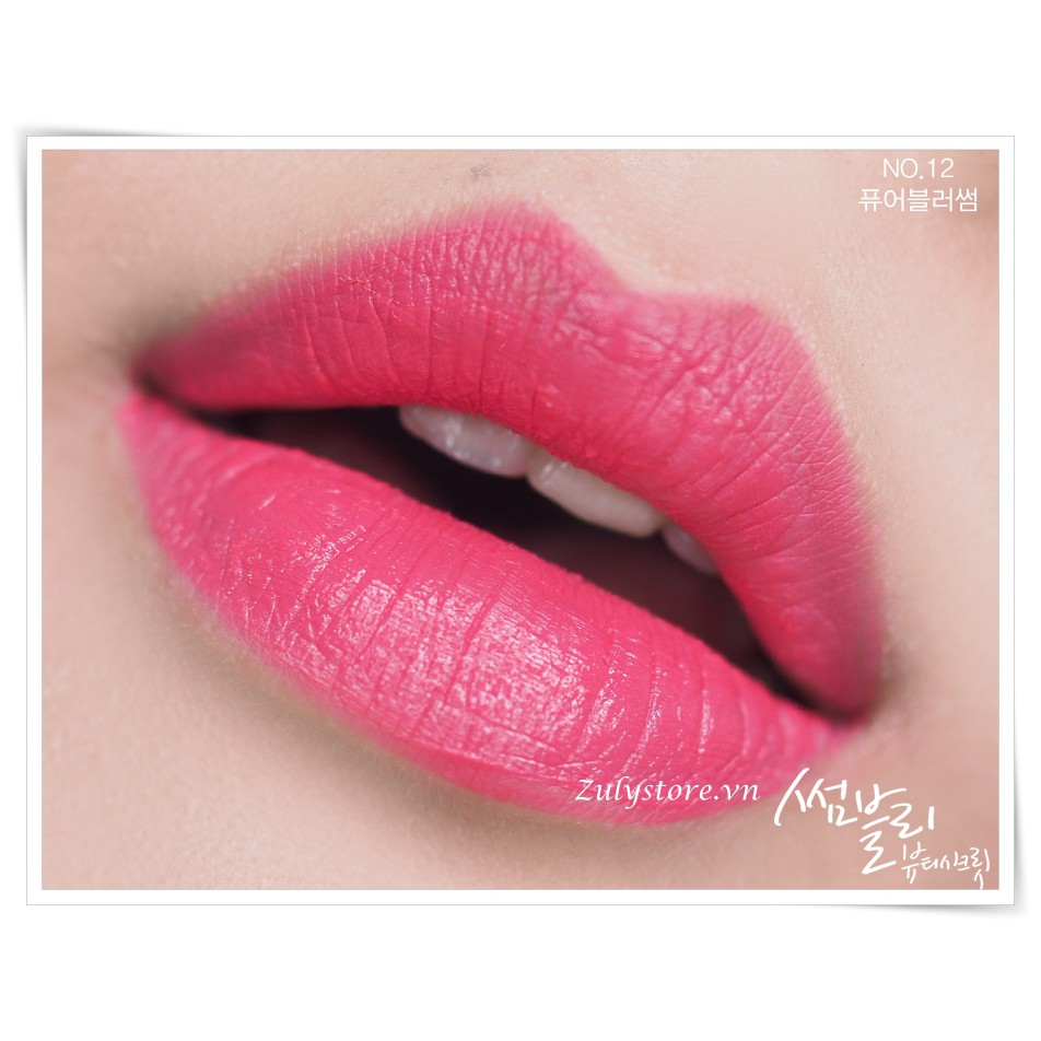 Son Aritaum Lip Cover Color Tint No.12 Pure Blossom - cánh hoa đào