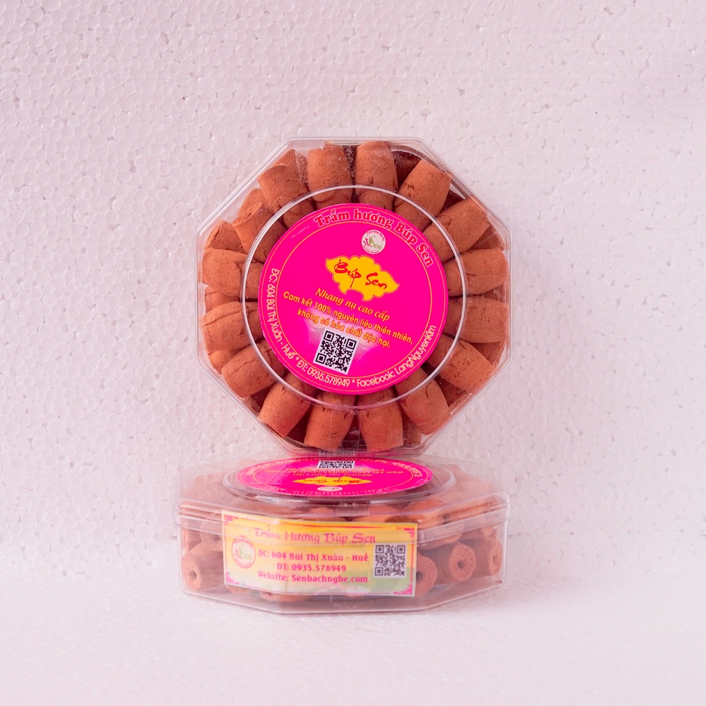 Nhang nụ sạch - hộp 120g [Nhang trầm Huế] [Mộc SEN Huế]