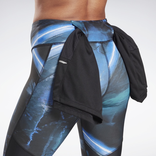 Reebok RUNNING Quần Bó Chạy bộ Nữ One Series Run Tight Màu xanh đậm FL0070