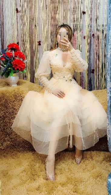 Đầm công chúa tần kèm ảnh thât