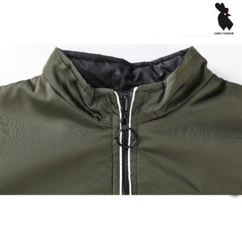 Áo khoác dù 2 lớp cao cấp cổ đứng chống thấm nước phối viền dạ quang, túi khóa HCM Fashion GB19