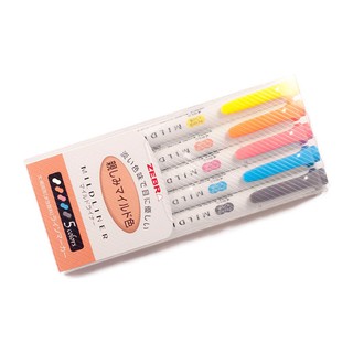 BÚT HIGHLIGHT ZEBRA MILDLINER SET CAM