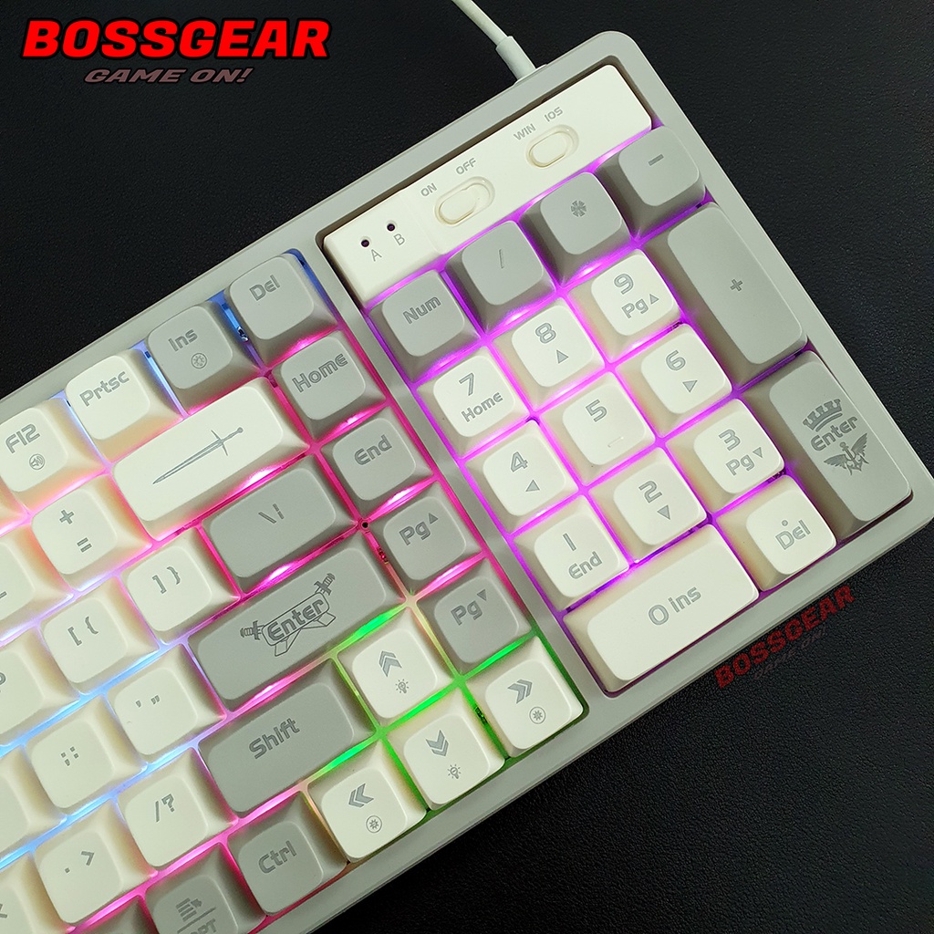 Bàn Phím Cơ Langtu GK102 Red Switch Có LED, Đã Được Lót Foam Đáy và PCB, Hỗ trợ MAc + Win