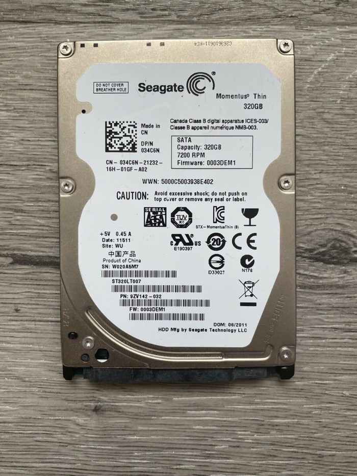 Ổ Cứng Bên Trong 320gb Sata Seagate Cho Laptop | BigBuy360 - bigbuy360.vn