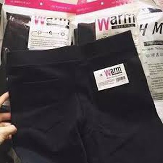 Quần legging nữ màu đen warm cho mùa đông ấp áp