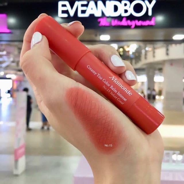 💄 Son thỏi Mamonde 18 Đỏ Cam 👉🏻 Màu 15 Velvet coral Cam San Hô