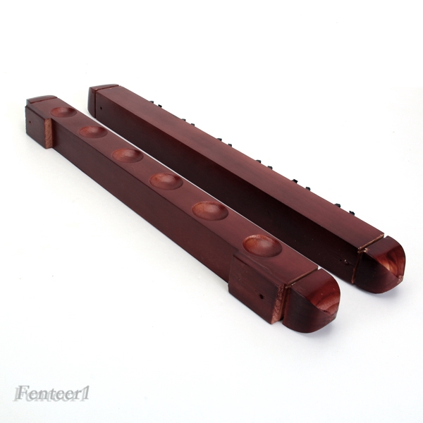 1 Giá Đỡ Gậy Đánh Bida Gắn Tường 6 Ngăn Tiện Dụng 1 Cái