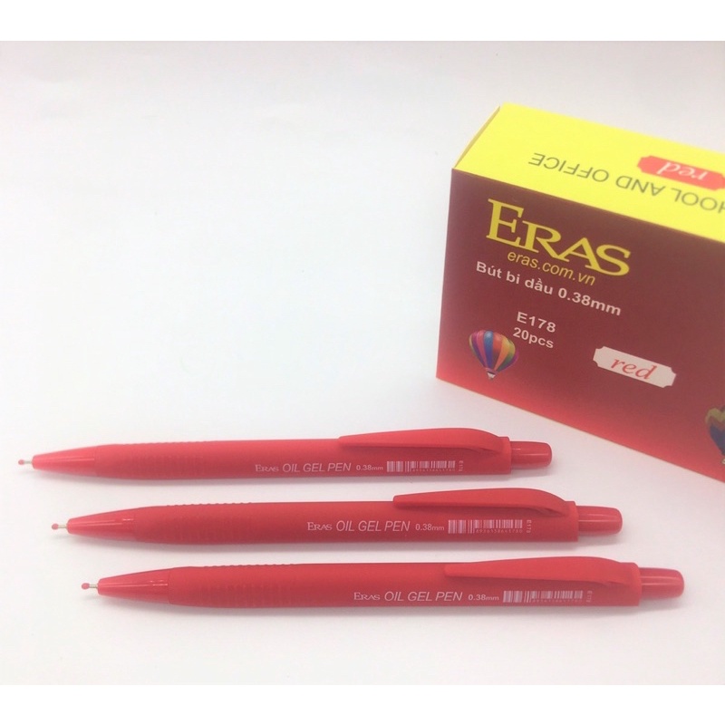 Bút bi 0.38mm 0.5mm thân nhung Eras E178