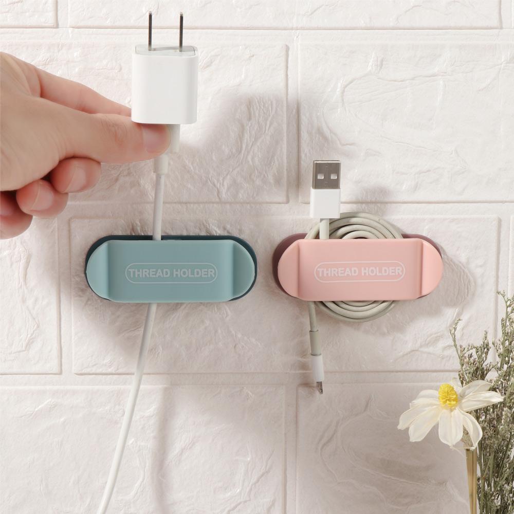 KUNHEV Bộ 4 Giá Đỡ Cố Định Dây Cáp Gắn Tường Gọn Gàng Thời Trang