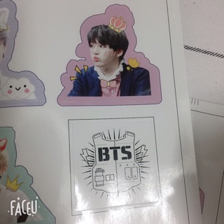 [CÓ SẴN] SET 8 STICKER BTS