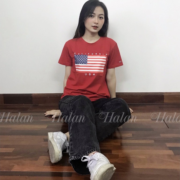 Áo TOMMY JEANS thun xuất phông cotton sang xịn mịn