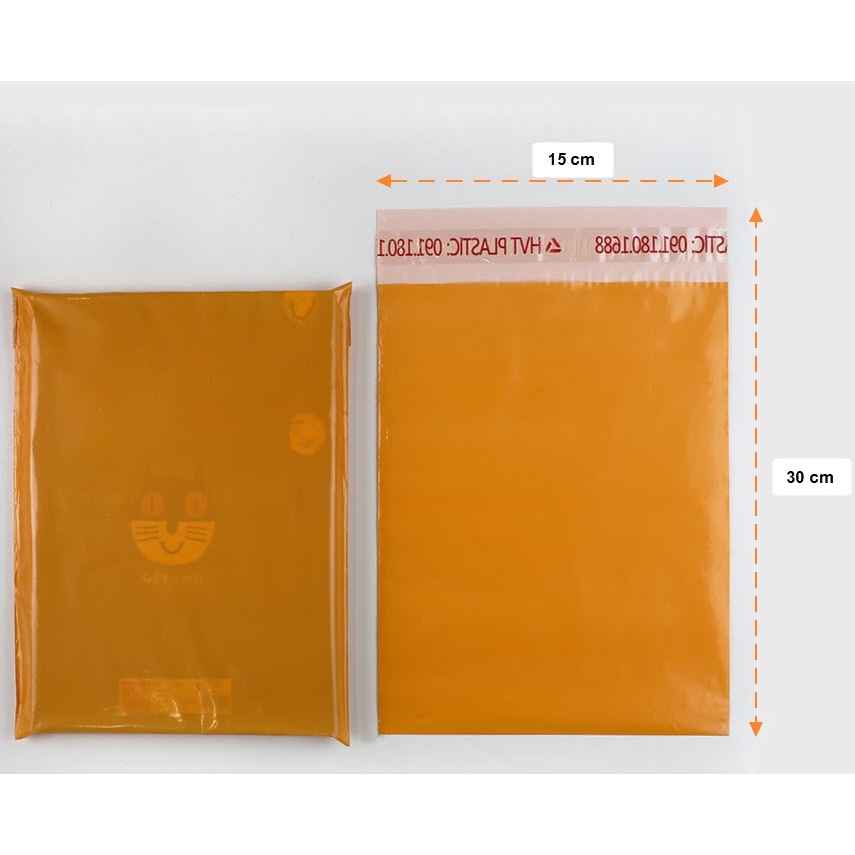 Túi gói hàng niêm phong size 15x30cm TMP01