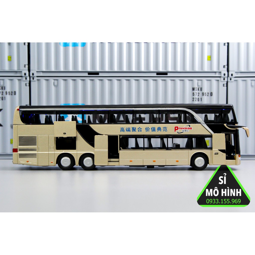 Mô hình xe khách xe bus hai tầng
