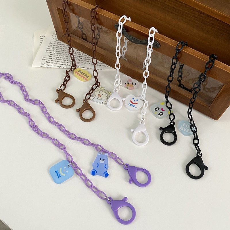 Dây Đeo Khẩu Trang Chống Thất Lạc Màu Sắc Đẹp Mắt Dành Cho Nữ