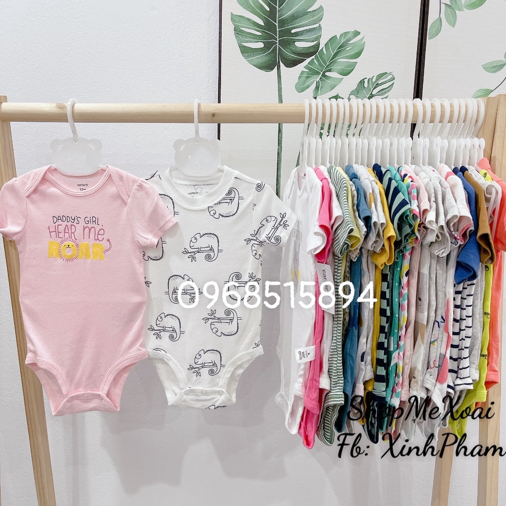 [SIZE 12M 8-9,5kg LINK 2] BODYSUIT CARTER ,BODYCHIP CỘC TAY MIX HÃNG