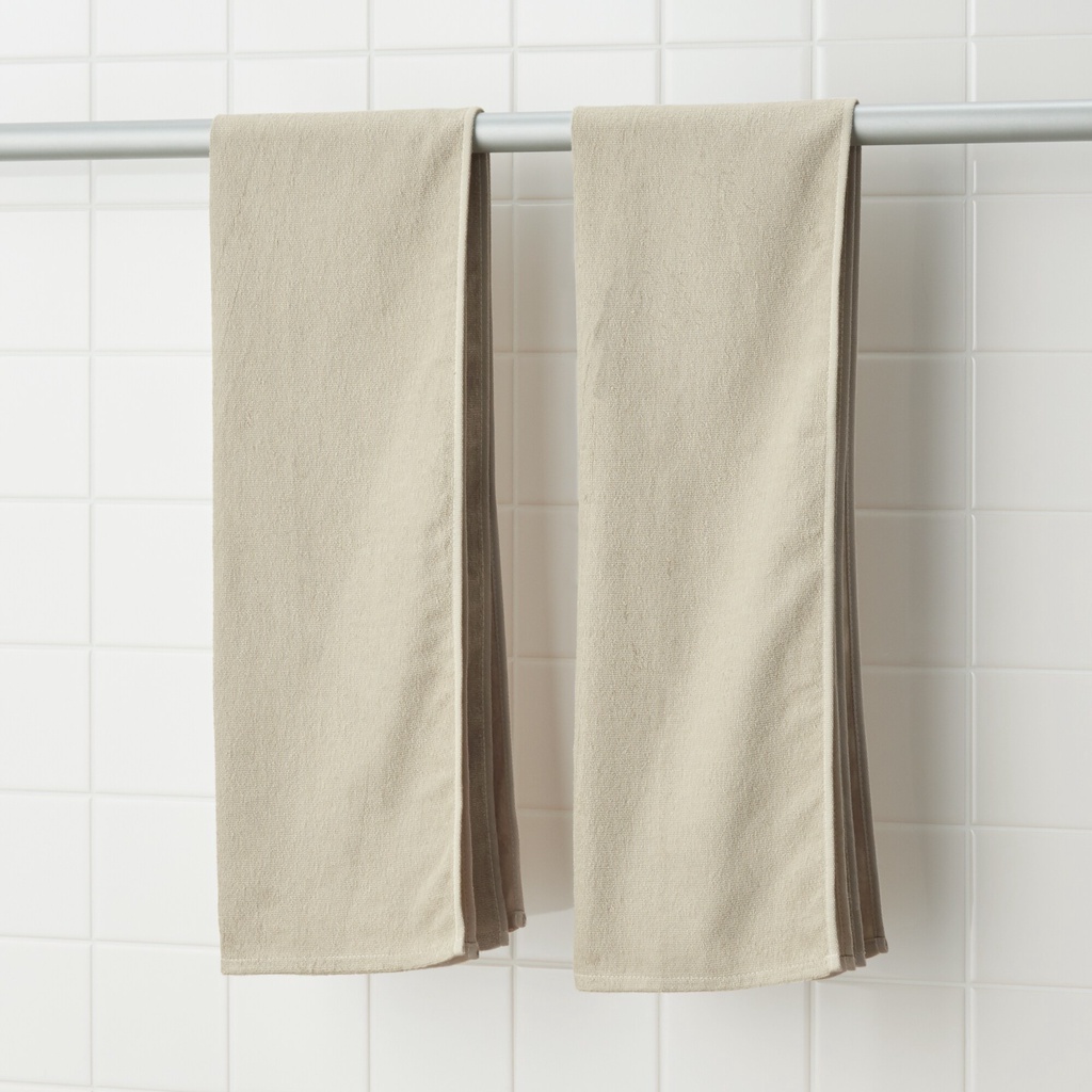 Muji Bộ 2 Khăn Dài Dệt Kiểu Pile