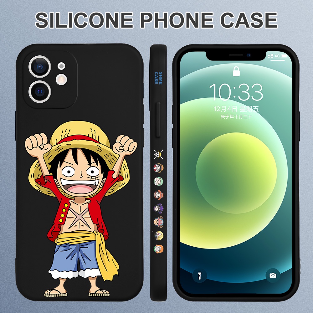 Ốp điện thoại in hình One Piece cho XIAOMI POCO X3 PRO NFC REDMI NOTE 10 8 7 9 PRO 10S REDMI 9T 9A 9 MI 9T PRO