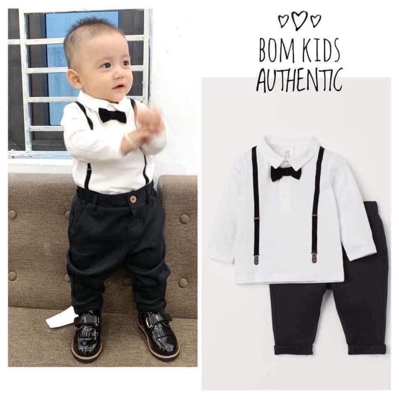 Set công tử kèm nơ bé trai hàng vợt sale