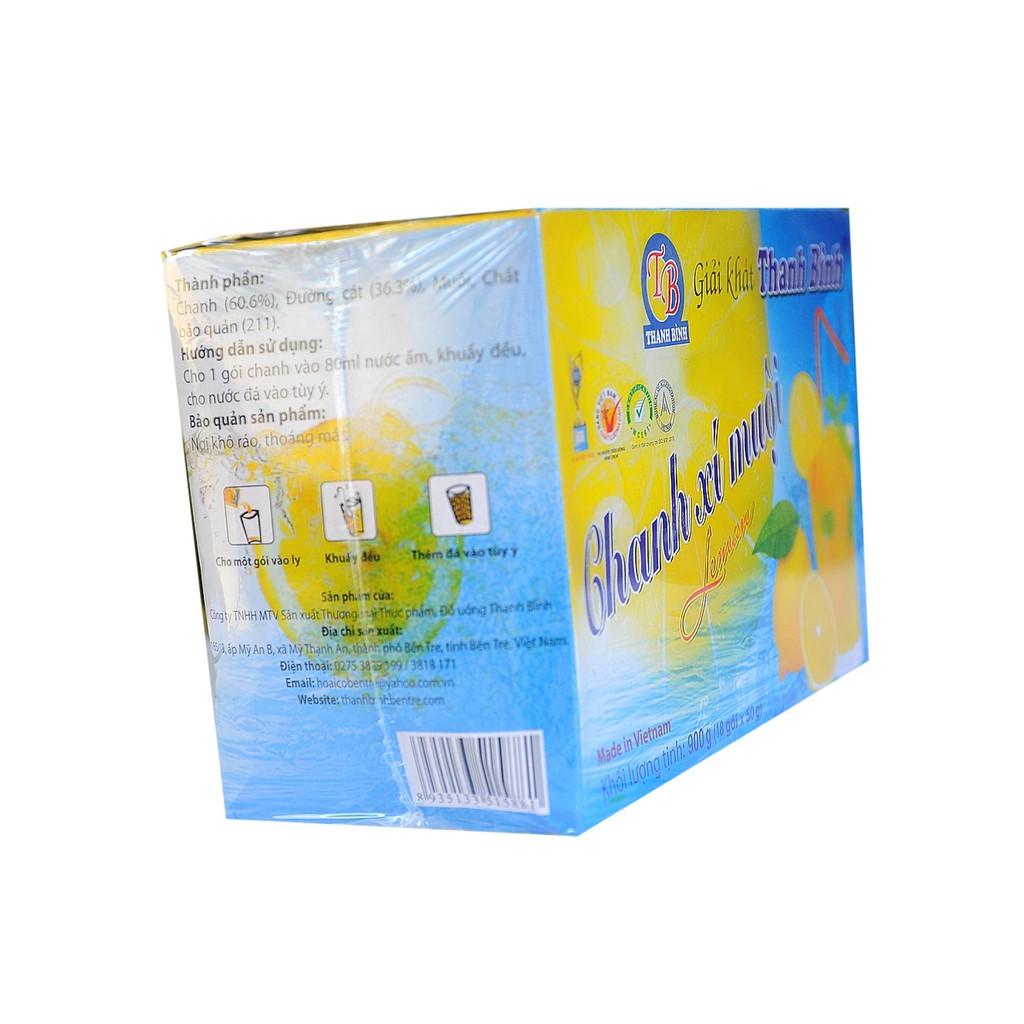 Chanh xí muội và chanh muối Thanh Bình