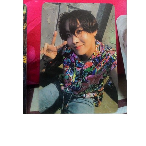 card BTS Bomb unoff, Jimin. RM. J=Hope