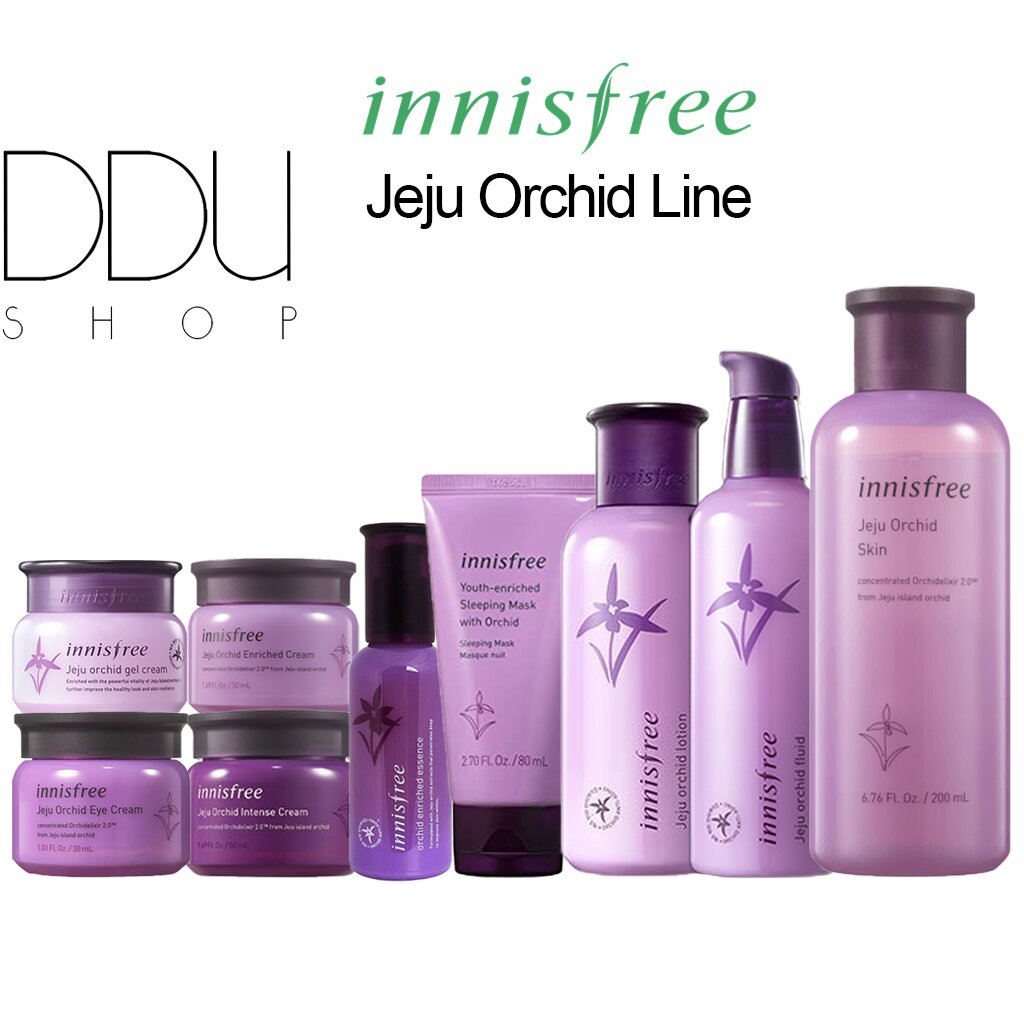 (Hàng thật) Innisfree / Jeju Orchid Line / Mỹ phẩm dưỡng da, Kem giữ ẩm, Nước lót da, Kem dưỡng da dạng lỏng,Tinh chất, Mỹ phẩm dưỡng da, Mặt nạ ban đêm