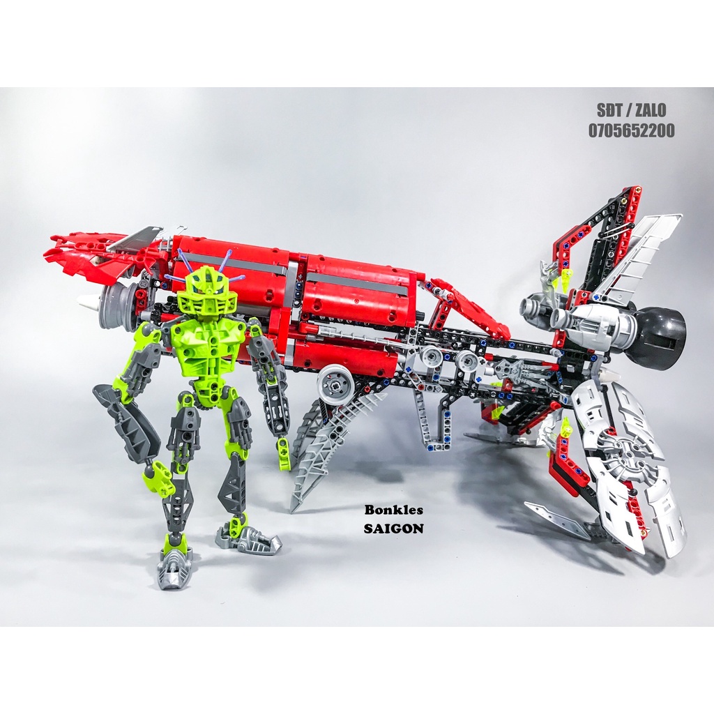 Đồ Chơi Mô Hình Vintage lắp ráp LEGO Bionicle Titan: 8943 Axalara T9 Chính Hãng Đan Mạch (2008)
