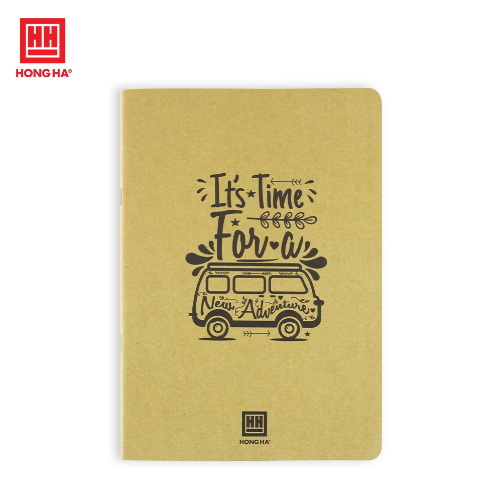 Vở kẻ ngang có chấm gáy ghim 72 trang Hồng Hà Green Letter 1431