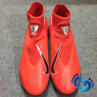 Giày đá bóng Phantom Vision đỏ nhân tạo (combo giày+túi)