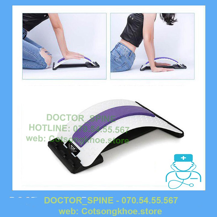 Khung Nắn Chỉnh Cột Sống Doctor spine- Phiêm Bản Cải Tiến Với 10 Điểm Nam Châm (Mẫu Không Có Túi Chườm)