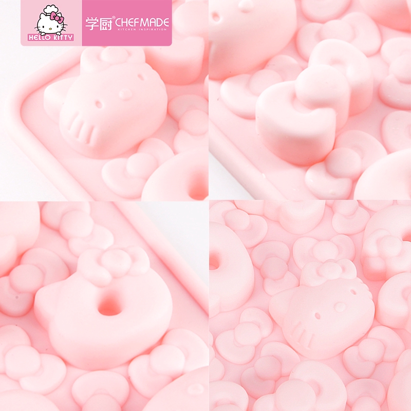 CHEFMADE Khuôn Silicon Làm Đá / Sô Cô La / Thạch Hình Mèo hello kitty