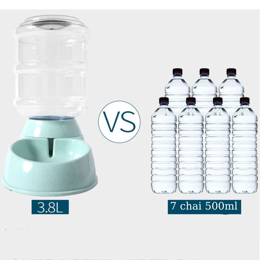 Bình nước, thức ăn tự động cho chó mèo cao cấp Cưng Store CS16 đựng nhiều nước tự đổ nước cho chó