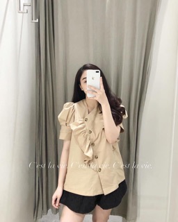 ÁO CỘC TAY KHUY CHÉO #175k
