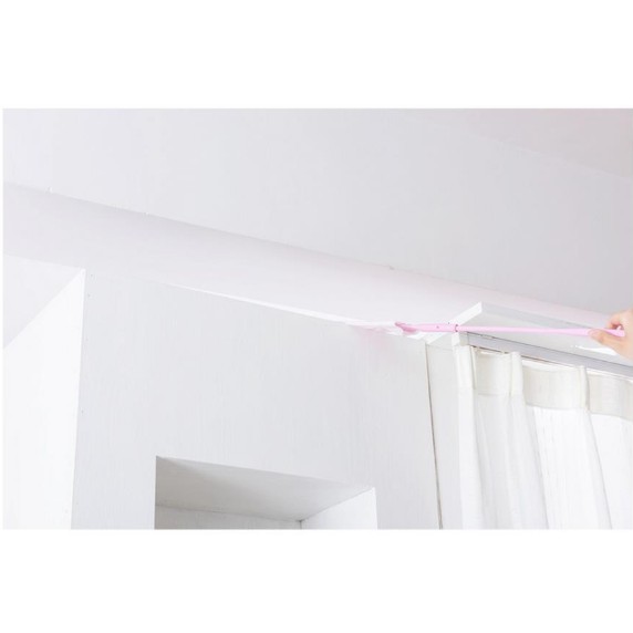 Chổi quét rác khe hẹp, dẹt mỏng lau chùi nhà cửa tiện dụng tặng kèm 10 đầu lau bằng vải không dệt