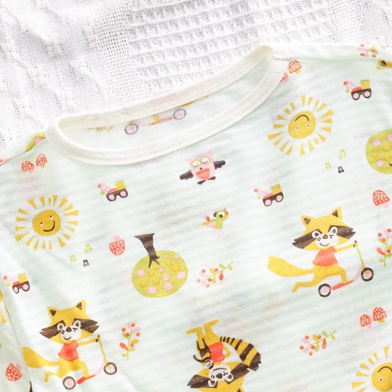 Bộ afonso xuất Hàn cotton giấy hữu cơ