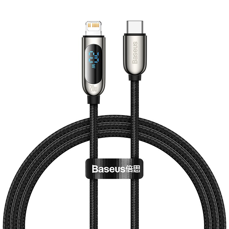 Cáp Sạc Nhanh Truyền Dữ Liệu Baseus PD 20W USB Type C Sang iPhone Cho iPhone 12 11 Pro Max Xs X