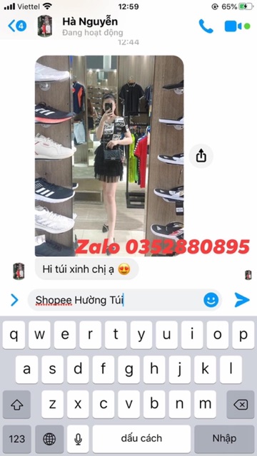 Túi ô trám viền xích size 20 và 25 | BigBuy360 - bigbuy360.vn