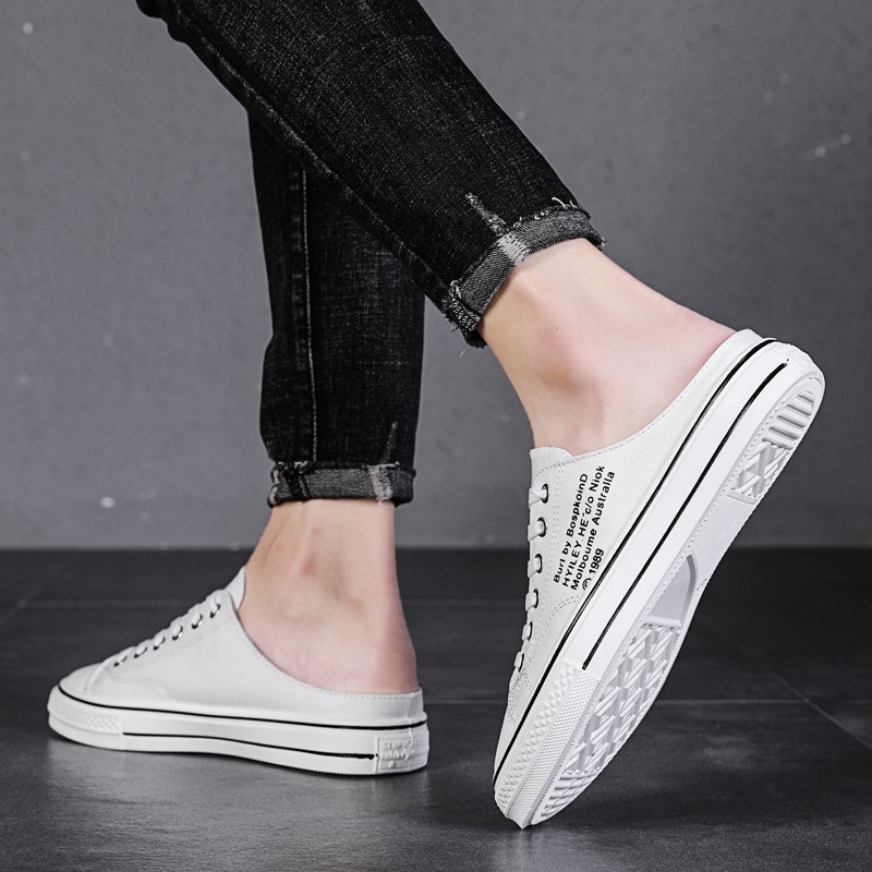Giày Lười Vải Canvas Thiết Kế Năng Động Hợp Thời Trang Cho Nam | BigBuy360 - bigbuy360.vn