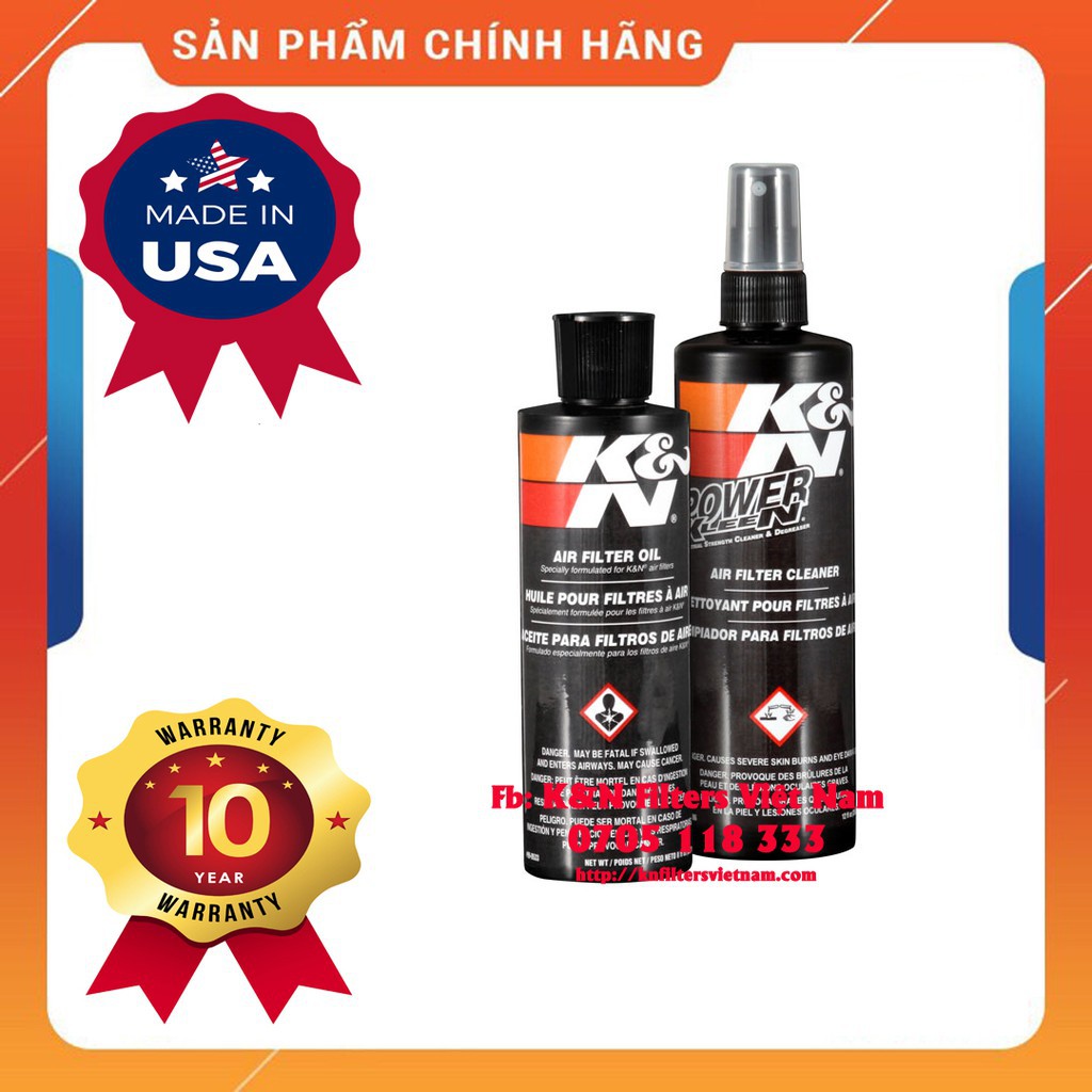 Bộ vệ sinh lọc gió K&N 99-5050