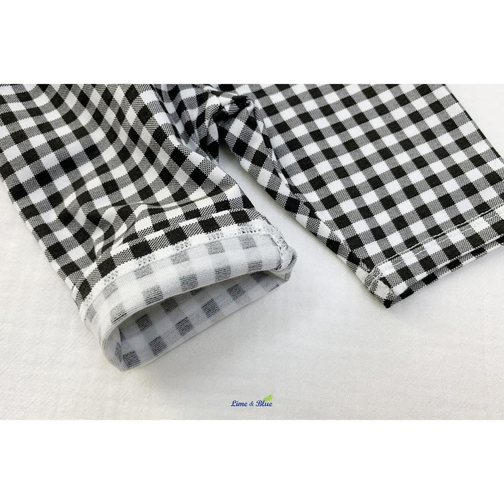 Lime&Blue bộ đồ kẻ Hàn Quốc cho bé