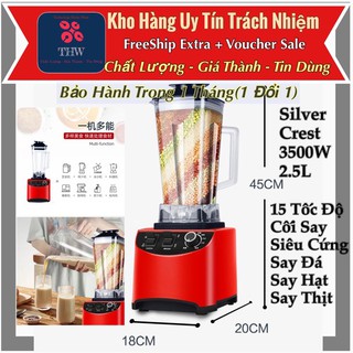 |THW.ASIA| Máy Xay SILVER CREST Blender,say công nghiệp,say đá mịn bông,mọi thứ trở nên dễ dàng.