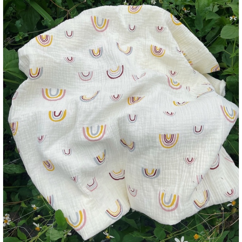 Vải xô muslin cao cấp 100% cotton