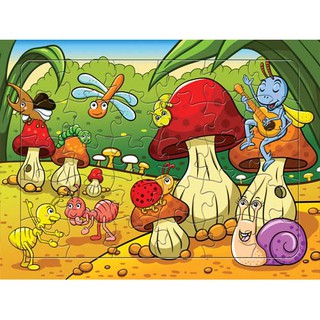 Tranh xếp hình 30 mảnh - 030-107 VŨ ĐIỆU CÔN TRÙNG