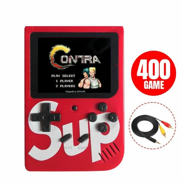 Điện tử 4 nút sup 400 trò chơi mario, contra ,hàng chính hãng nấm Sup