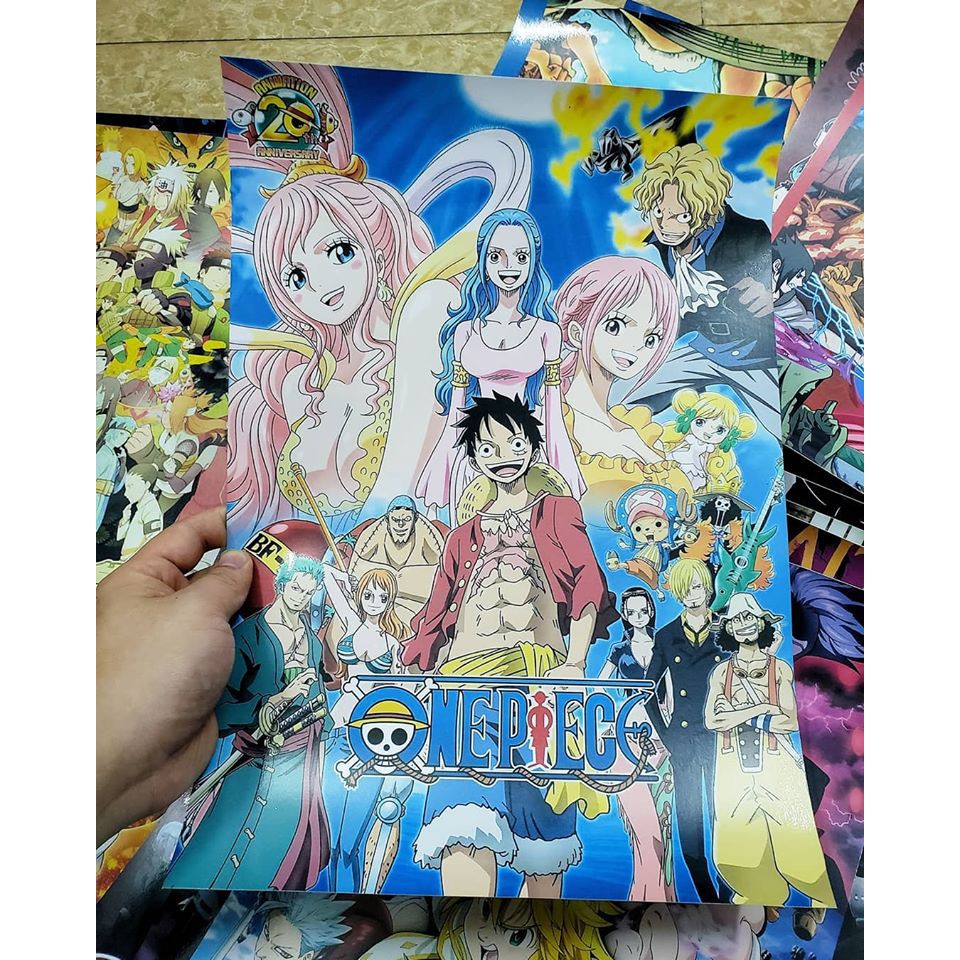 Poster Anime One Piece - IN THEO YÊU CẦU - đủ size