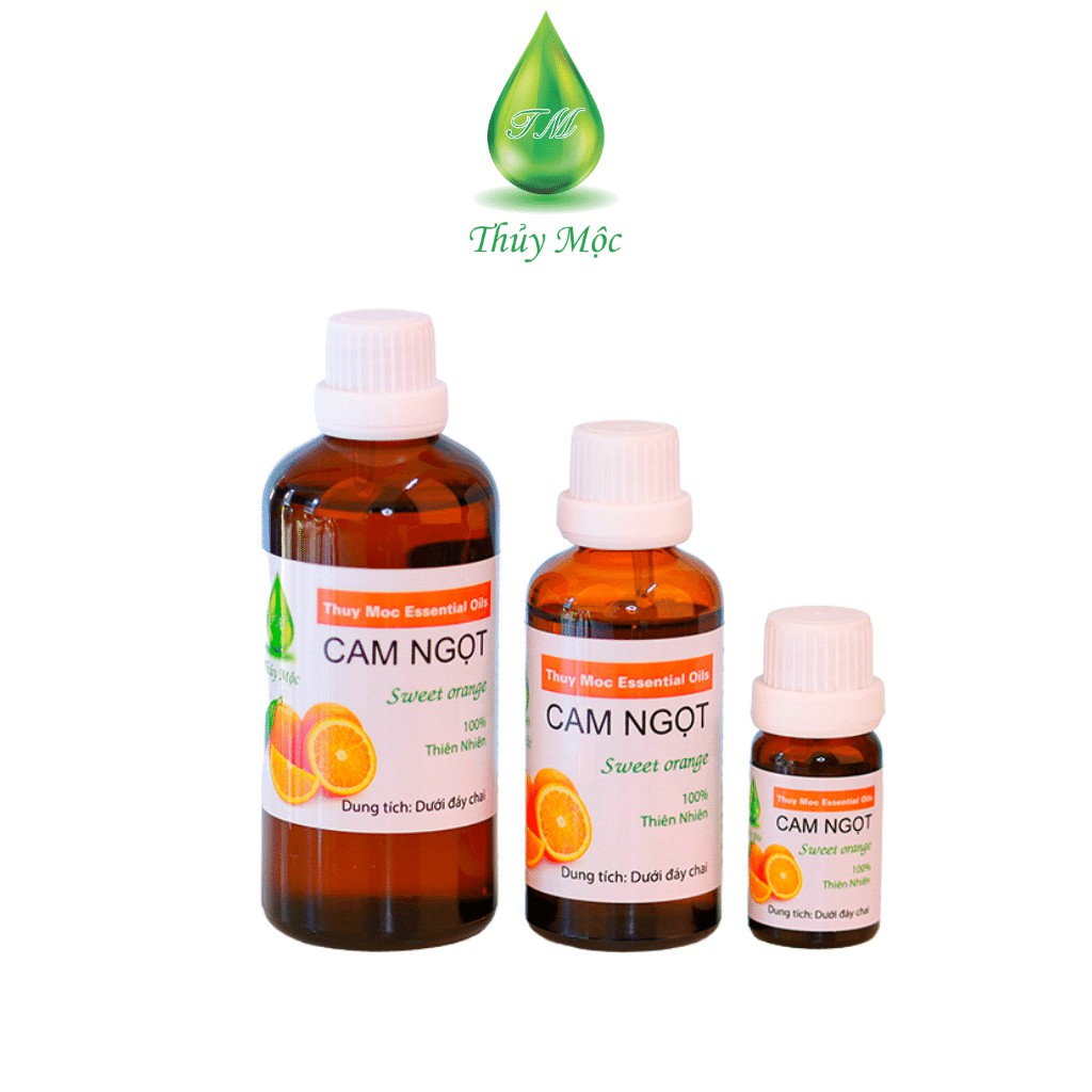 Tinh dầu cam ngọt thiên nhiên nguyên chất xông thơm phòng 10ml 50ml 100ml có kiểm định Thủy Mộc
