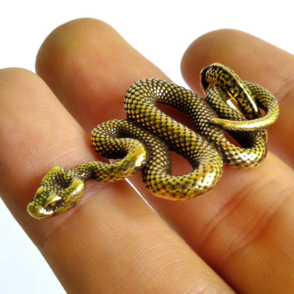 Tượng rắn mini bằng đồng giá rẻ làm phụ kiện tiểu cảnh, phụ kiện bàn trà, trang trí bonsai, làm móc khóa | BigBuy360 - bigbuy360.vn