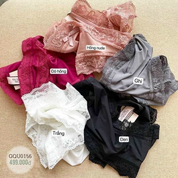 Quần lót nữ ren cotton thun lạnh sexy VIC 1 SET 5 CHIẾC