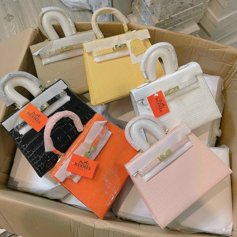 Túi H sz 25cm kèm ổ khoá chìa ko hộp và dây đeo- HANA BAG