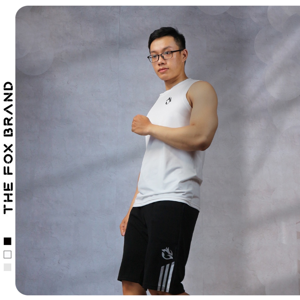Bộ đồ sát nách thể thao bộ ba lỗ tanktop nam the fox