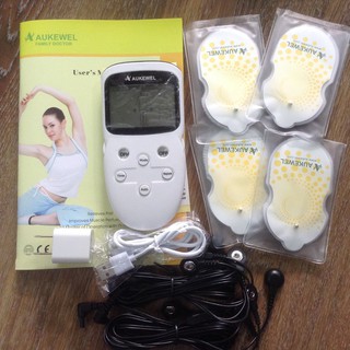 MÁY MASSAGE XUNG ĐIỆN TRỊ LIỆU AUKEWEL  DR PHONE AK-D1 (8 miếng dán)